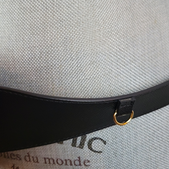 Inc. International Concepts Black Belt Bag with Gold Metal Zipper, XL, NWT - Picture 4 of 5